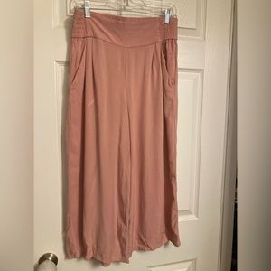 High-Rise Wide leg linen pants